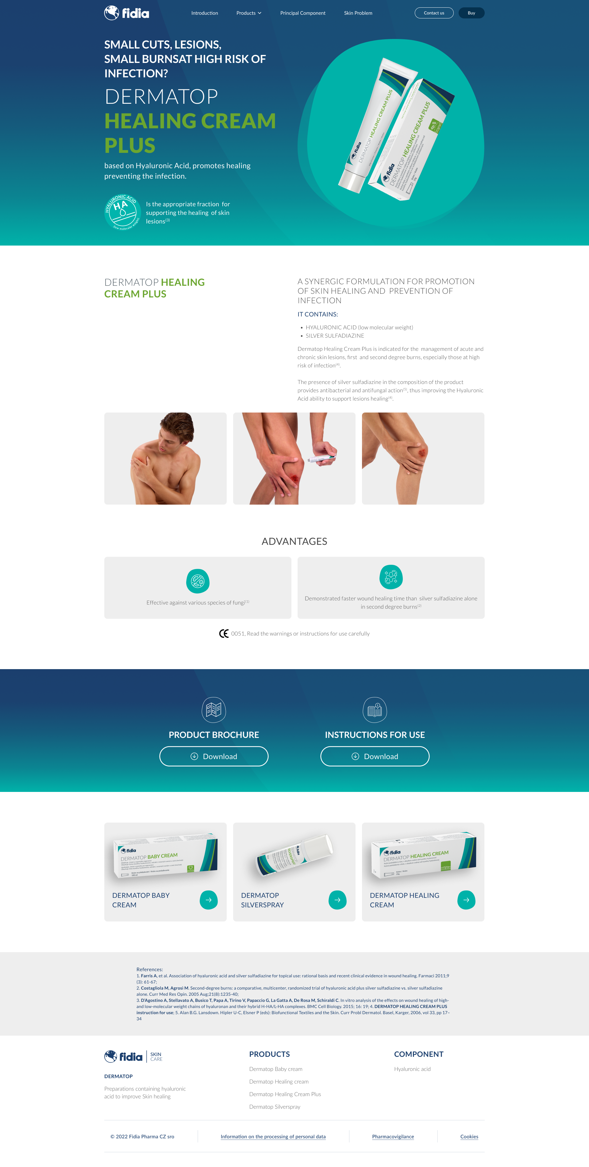 DERMATOP HEALING CREAM PLUS